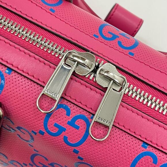 Gucci GG Blue Band Shoulder Bag Handbag Pink - Picture 10 of 12